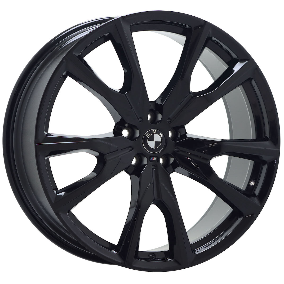 22" BMW X7 Gloss Black wheels rims Factory OEM set 4 86535 86540 EXCHANGE