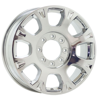 20" Ford F250 F350 SRW Bright Chrome wheels rims Factory OEM set 10291 EXCHANGE