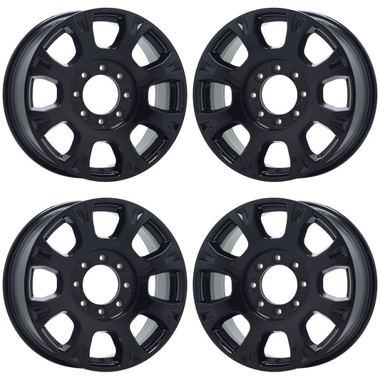 20" Ford F250 F350 SRW Gloss Black wheels rims Factory OEM set 10291 EXCHANGE