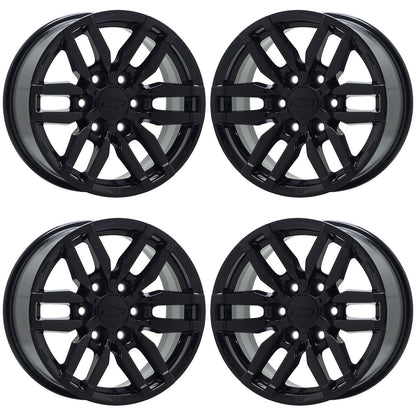 17" Chevrolet Colorado Canyon Gloss Black wheels rims OEM set 4 14095 EXCHANGE