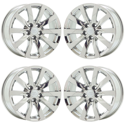 17" Cadillac ATS Sedan Bright Chrome wheels rims Factory OEM set 4788 EXCHANGE