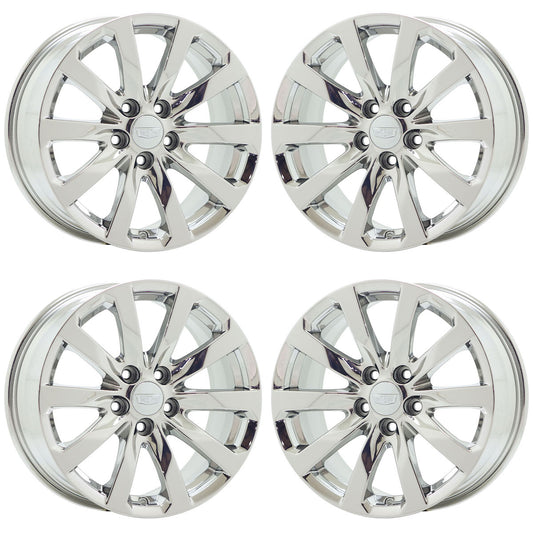 17" Cadillac ATS Sedan Bright Chrome wheels rims Factory OEM set 4788 EXCHANGE
