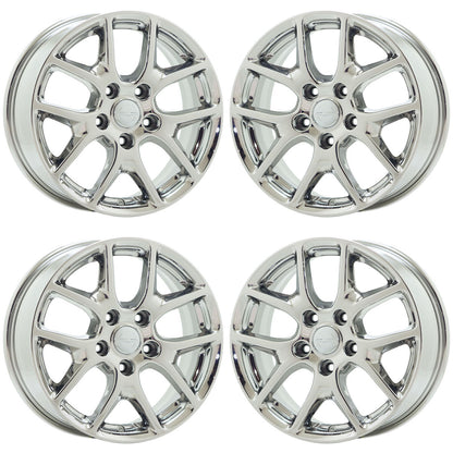 17" Chrysler Pacifica Bright Chrome wheels rims Factory OEM set 2592 EXCHANGE