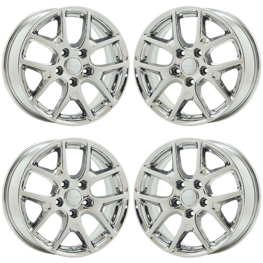 17" Chrysler Pacifica Bright Chrome wheels rims Factory OEM set 2592 EXCHANGE