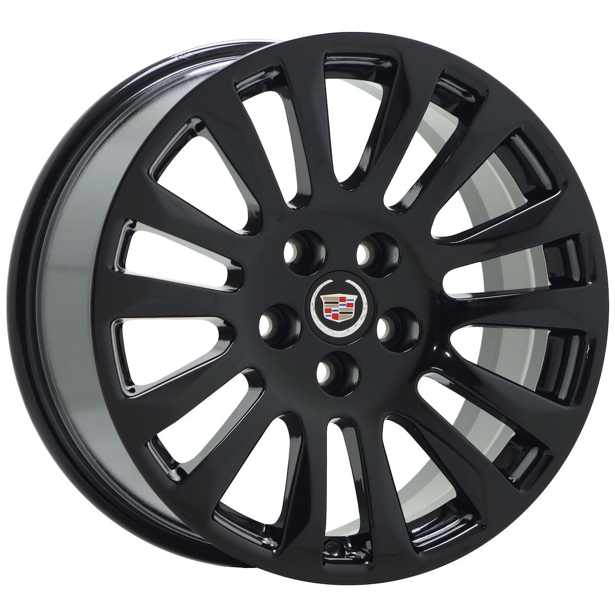 18" Cadillac CTS coupe Gloss Black wheels rims Factory OEM GM 4669 4673 EXCHANGE