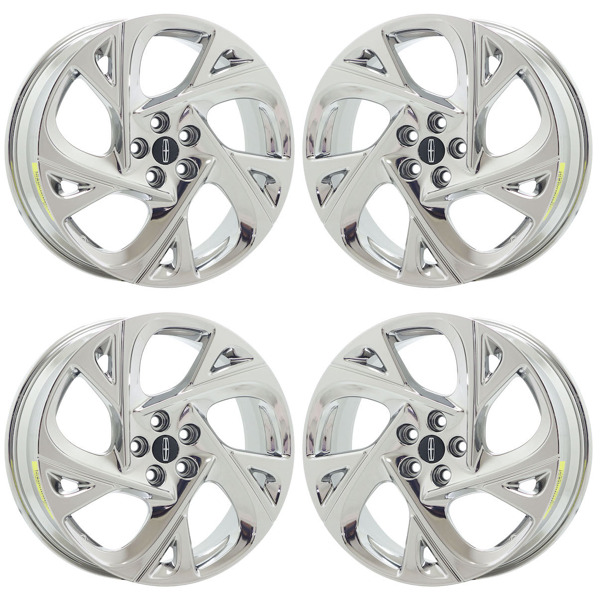 20" Lincoln Nautilus Bright Chrome wheels rims Factory OEM set 10562 EXCHANGE