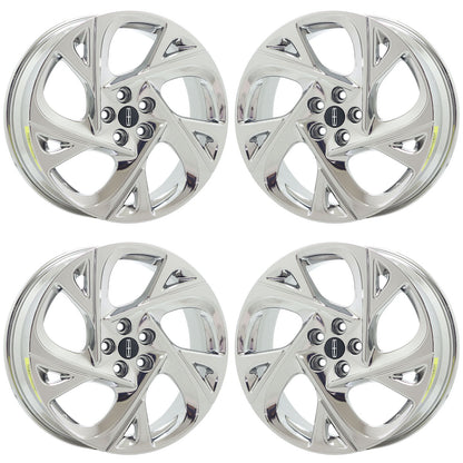 20" Lincoln Nautilus Bright Chrome wheels rims Factory OEM set 10562 EXCHANGE