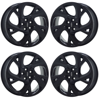 20" Lincoln Nautilus Gloss Black wheels rims Factory OEM set 10562 EXCHANGE