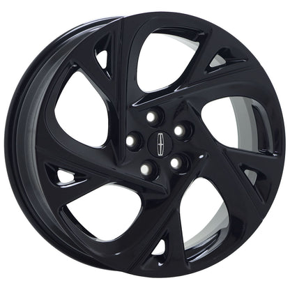 20" Lincoln Nautilus Gloss Black wheels rims Factory OEM set 10562 EXCHANGE