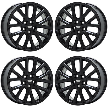20" Cadillac XT4 Gloss Black wheels rims Factory OEM set 4825 EXCHANGE