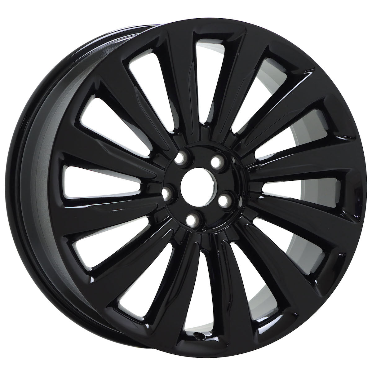 21" Lincoln Aviator Gloss Black wheels rims Factory OEM set 10240 EXCHANGE