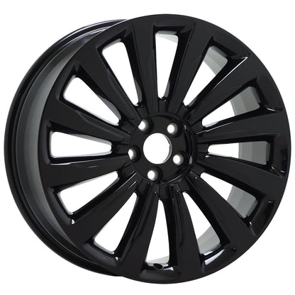 21" Lincoln Aviator Gloss Black wheels rims Factory OEM set 10240 EXCHANGE