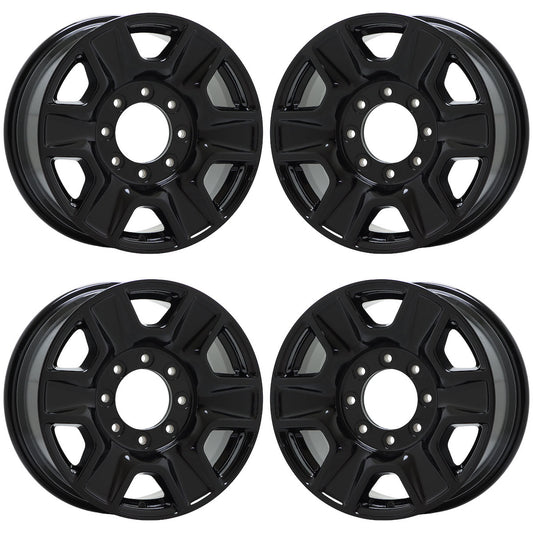 18" Ford F250 F350 SRW Gloss Black wheels rims Factory OEM set 10480 EXCHANGE