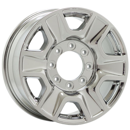 18" Ford F250 F350 SRW Bright Chrome wheels rims Factory OEM set 10480 EXCHANGE