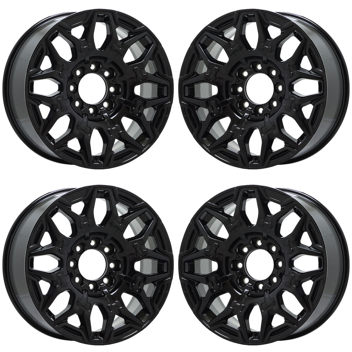 22" GMC Hummer EV Gloss Black wheels rims Factory OEM set 14094 EXCHANGE