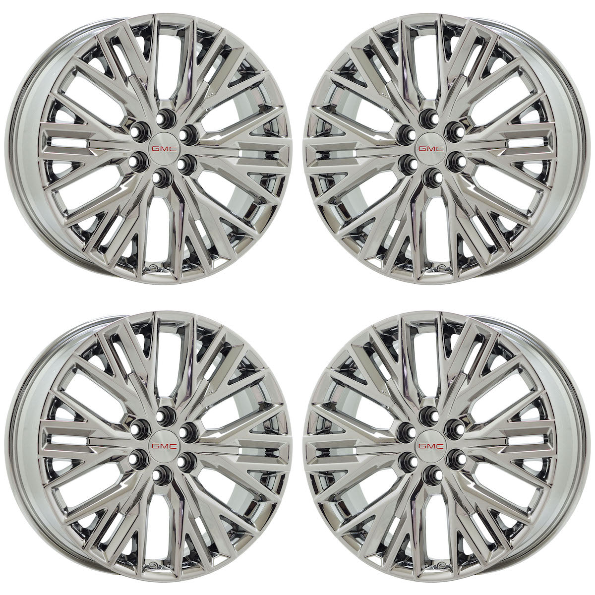 20" GMC Acadia Bright Chrome wheels rims Factory OEM GM set 95991 EXCHANGE