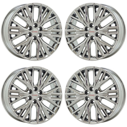 20" GMC Acadia Bright Chrome wheels rims Factory OEM GM set 95991 EXCHANGE