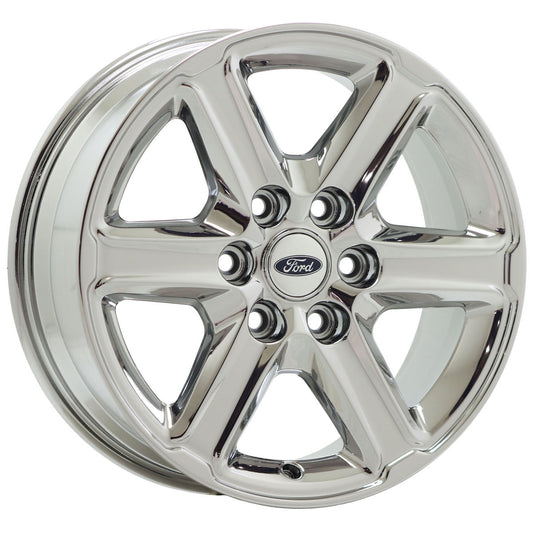 18" Ford F150 Truck Bright Chrome SINGLE wheel rim Factory OEM 10613 2024-2025