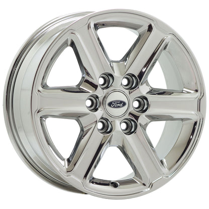 18" Ford F150 Truck Bright Chrome SINGLE wheel rim Factory OEM 10613 2024-2025