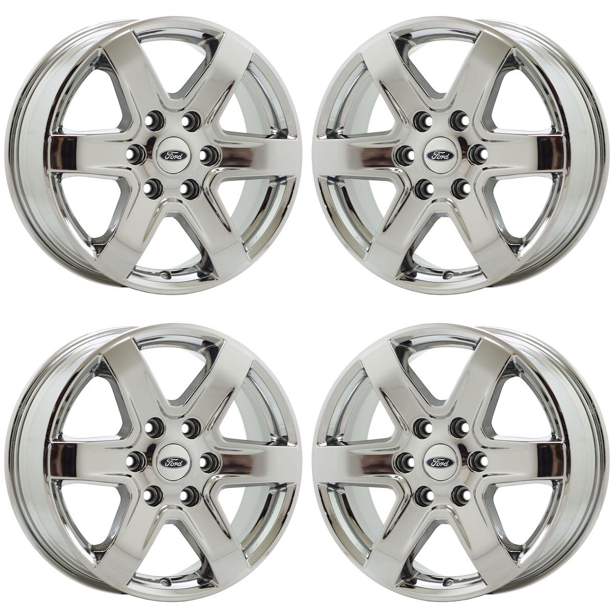 18" Ford Ranger Truck Bright Chrome wheels rims Factory OEM set 4 10589 EXCHANGE