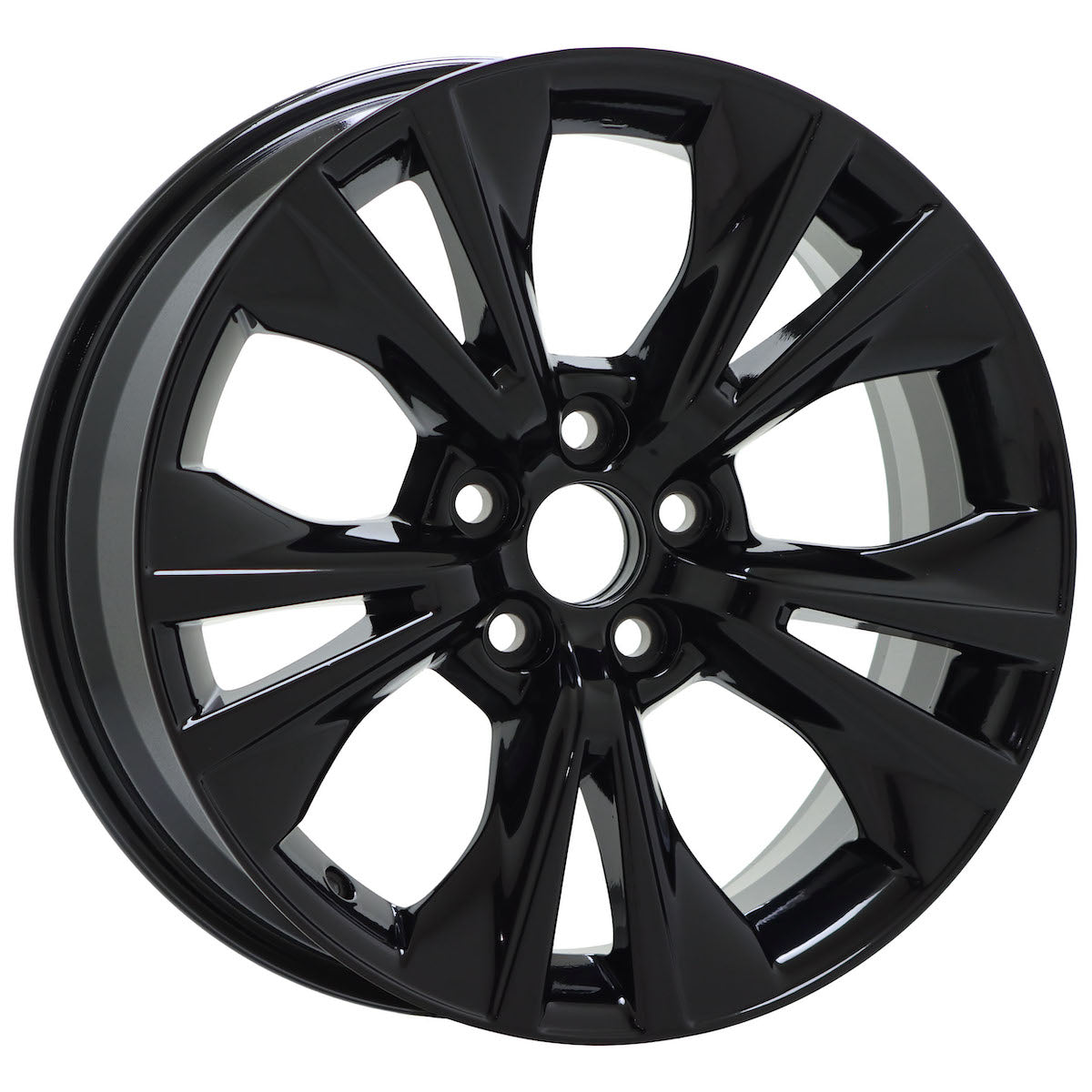 18" Toyota Highlander Gloss Black wheels rims OEM set 4 75162 EXCHANGE