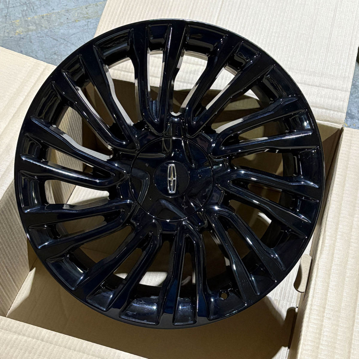20" Lincoln Corsair Gloss Black wheels rims Factory OEM set 10251 NEW