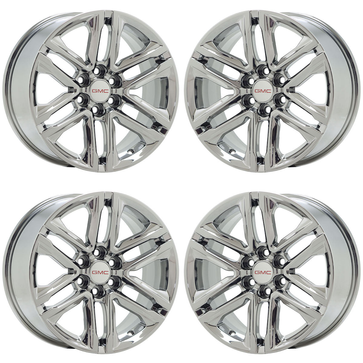18" Chevrolet Colorado Canyon Bright Chrome wheels rims OEM set 5869 5966