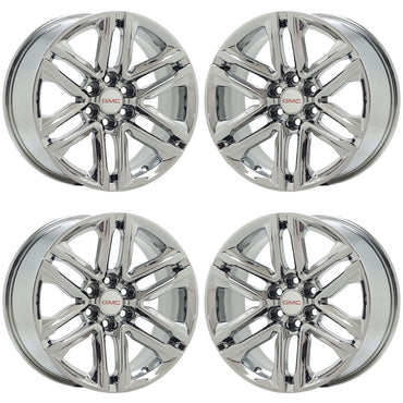 18" Chevrolet Colorado Canyon Bright Chrome wheels rims OEM set 5869 5966