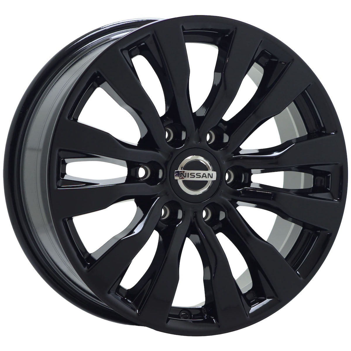 18" Nissan Armada Gloss Black wheels rims Factory OEM set 62737 EXCHANGE