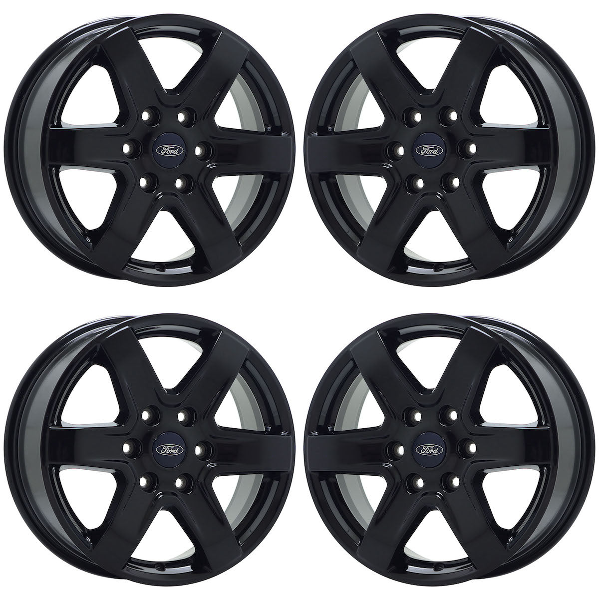 18" Ford Ranger Truck Gloss Black wheels rims Factory OEM set 4 10589 EXCHANGE