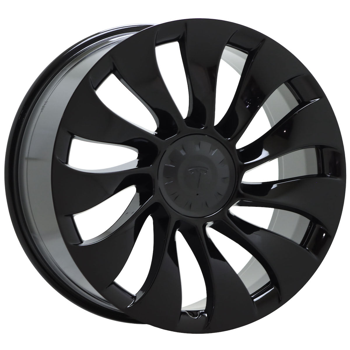 21" Tesla Model Y Gloss Black wheels rims Factory OEM set 210061 210051 EXCHANGE