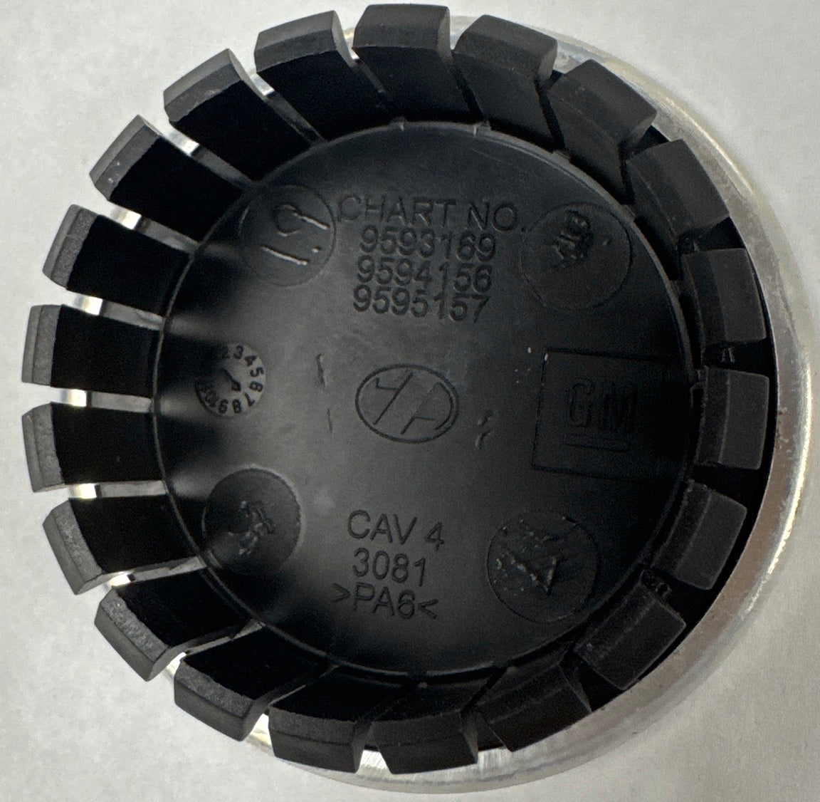 2 1/4" Chevrolet Cruze Equinox Impala Malibu Trax Volt Chrome Center Cap Single