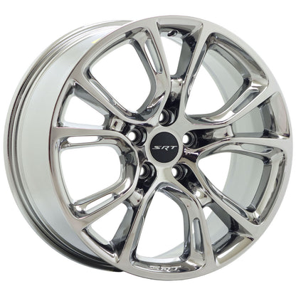 20x10" Jeep Grand Cherokee SRT Bright Chrome wheels Factory OEM 9113 EXCHANGE