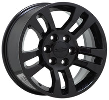 Load image into Gallery viewer, 18&quot; Silverado Tahoe Suburban 1500 Gloss Black wheels rims set 4 5646 EXCHANGE
