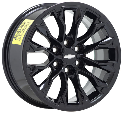 17" GMC Canyon Gloss Black wheels rims Factory OEM set 5891 EXCHANGE