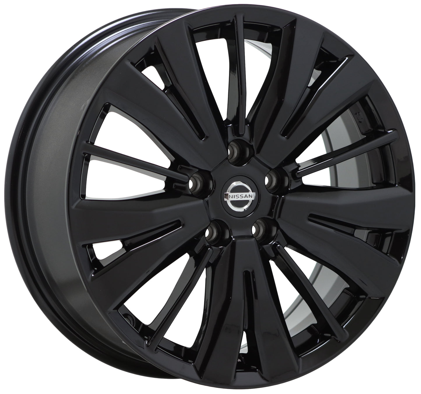 18" Nissan Pathfinder Gloss Black wheels rims Factory OEM set 4 62742 EXCHANGE