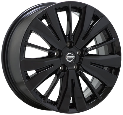 18" Nissan Pathfinder Gloss Black wheels rims Factory OEM set 4 62742 EXCHANGE