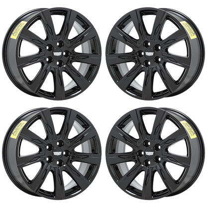 20" Cadillac XT4 Gloss Black wheels rims Factory OEM set 4826 EXCHANGE