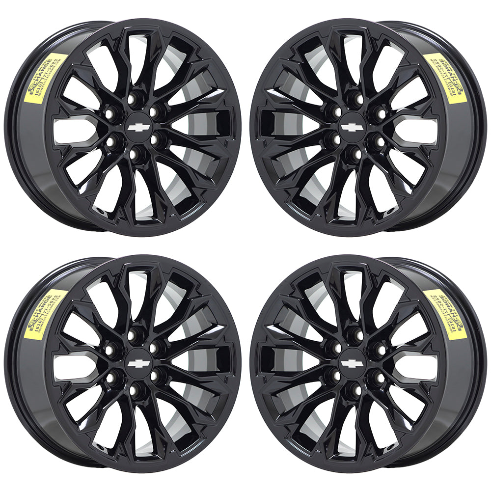 17" Chevy Colorado ZR2 Gloss Black wheels rims Factory OEM set 5891 EXCHANGE