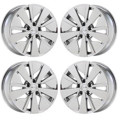 17" Nissan Altima Bright Chrome Wheels Rims Factory Original OEM Set 62784