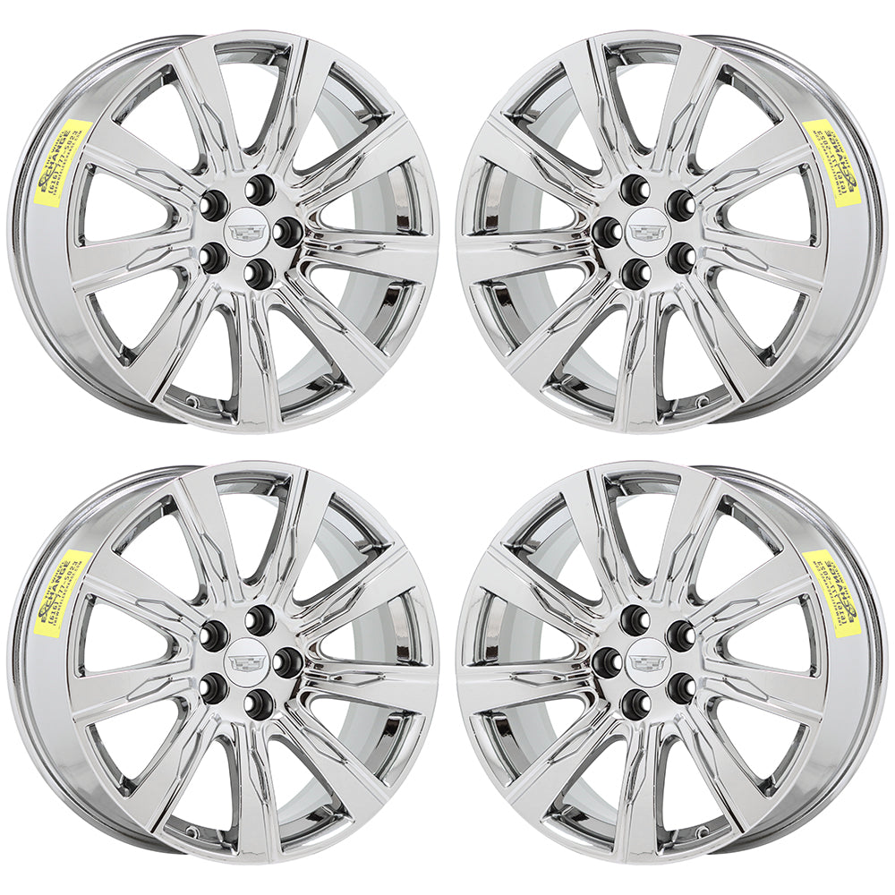 20" Cadillac XT4 Bright Chrome wheels rims Factory OEM set 4826