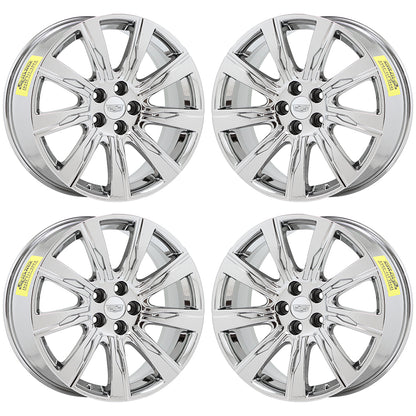 20" Cadillac XT4 Bright Chrome wheels rims Factory OEM set 4826