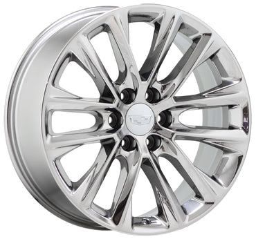 22" Cadillac Escalade Bright Chrome wheels rims Factory Original OEM set 4804
