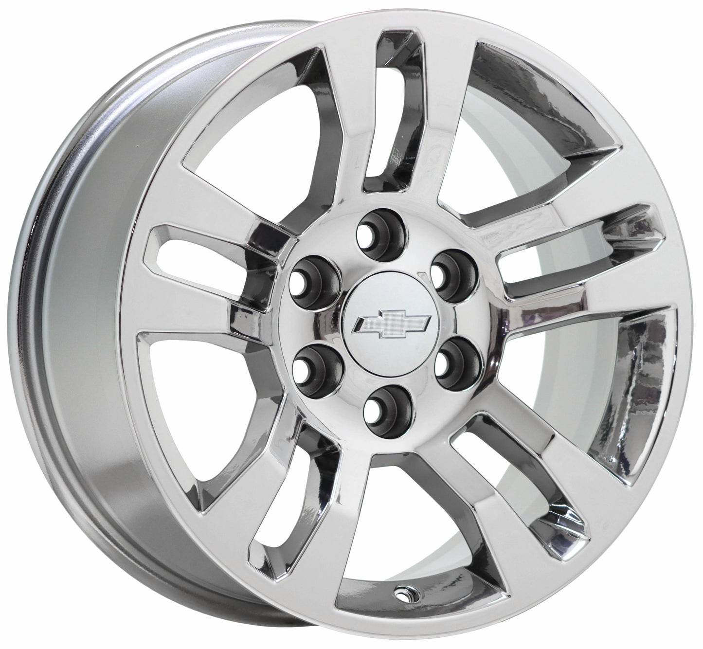 18" Silverado Tahoe Suburban 1500 Bright Chrome wheels rims Factory OEM set 5646