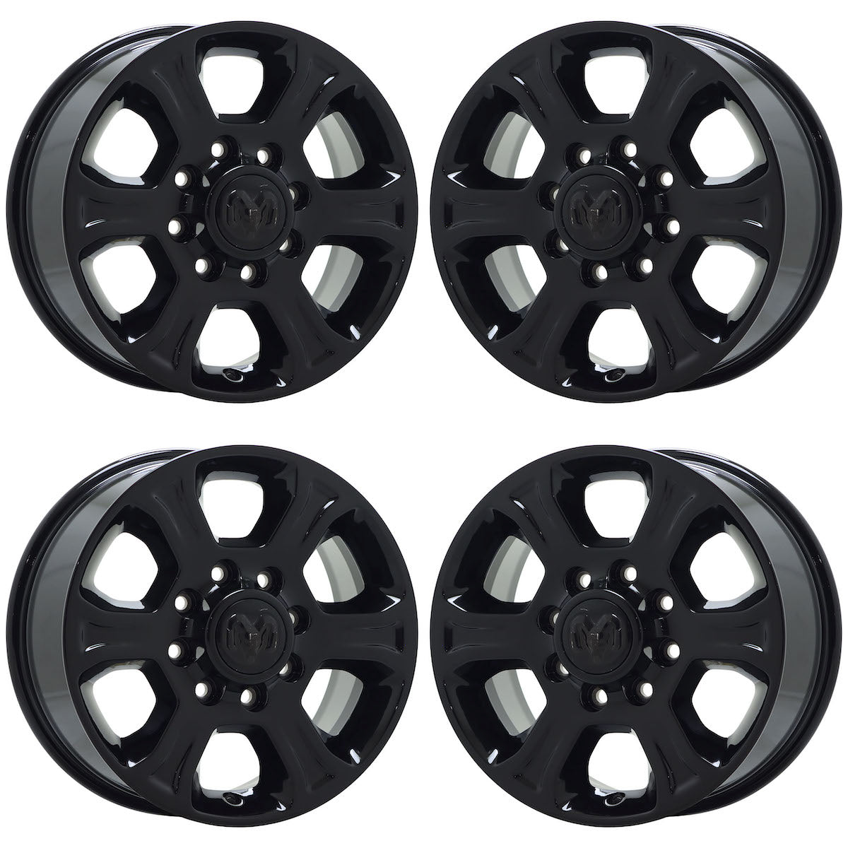 18" Dodge Ram 2500-3500 Truck Gloss Black wheels Factory OEM 2692 EXCHANGE