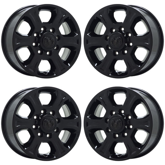18" Dodge Ram 2500-3500 Truck Gloss Black wheels Factory OEM 2692 EXCHANGE