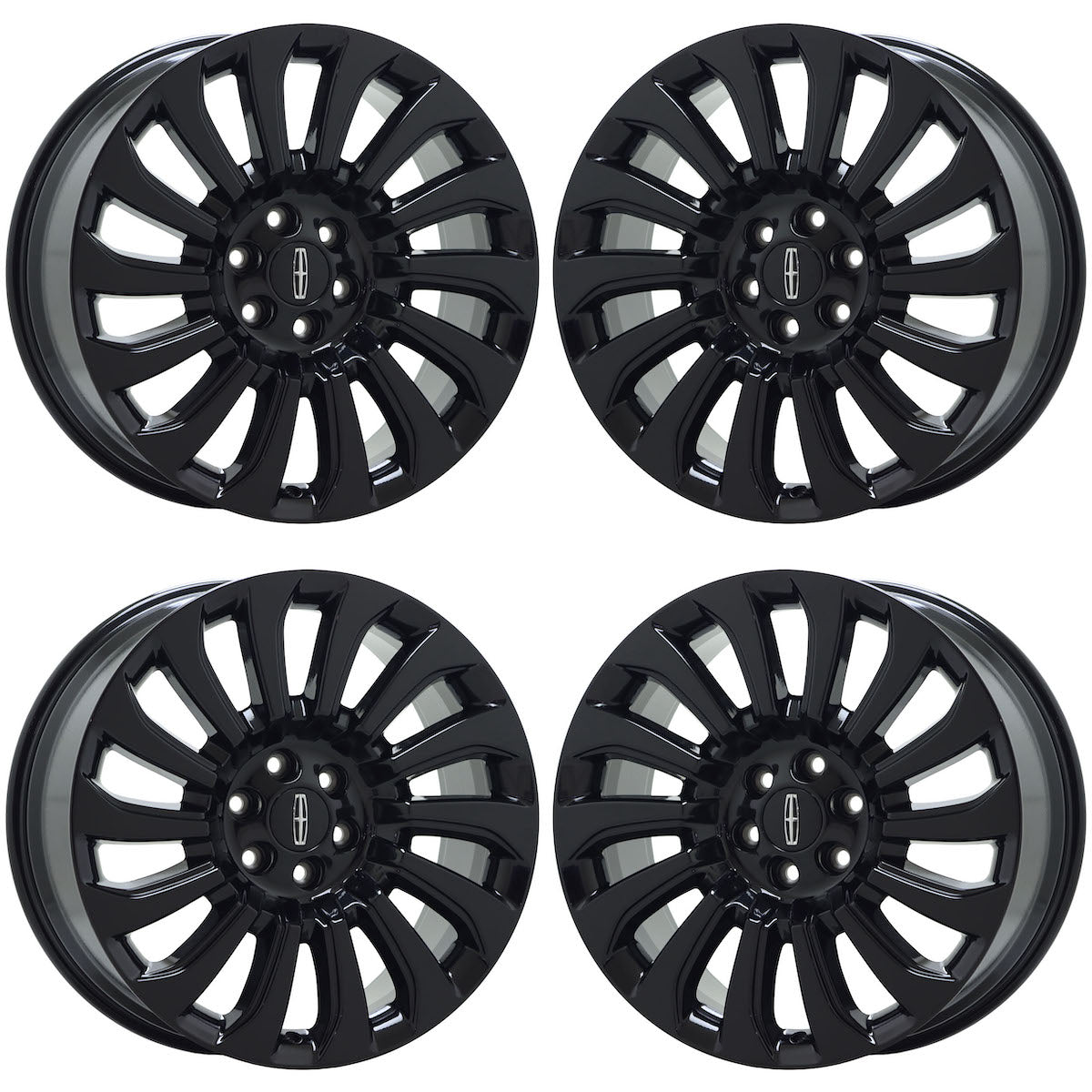 22" Lincoln Navigator Gloss Black wheels rims Factory OEM 10499
