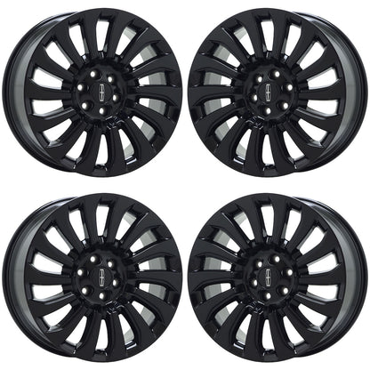22" Lincoln Navigator Gloss Black wheels rims Factory OEM 10499