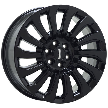 22" Lincoln Navigator Gloss Black wheels rims Factory OEM 10499 EXCHANGE