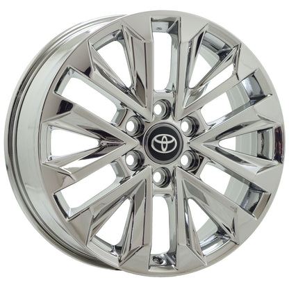 20" Toyota Land Cruiser Bright Chrome wheels rims Factory OEM set 10645 EXCHANGE